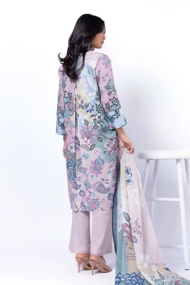 KHAADI | UNSTITCHED 3 PIECE PRINTED LAWN SUIT