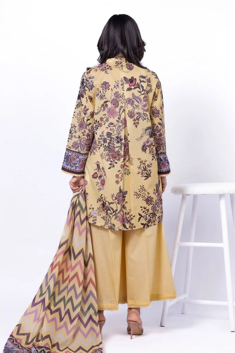 KHAADI | UNSTITCHED 3 PIECE PRINTED LAWN SUIT