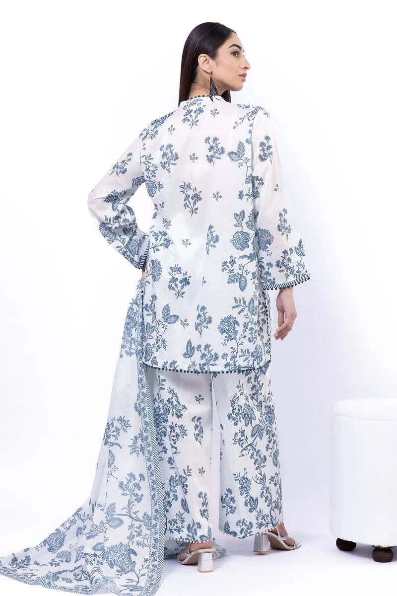 KHAADI | UNSTITCHED 3 PIECE PRINTED LAWN SUIT