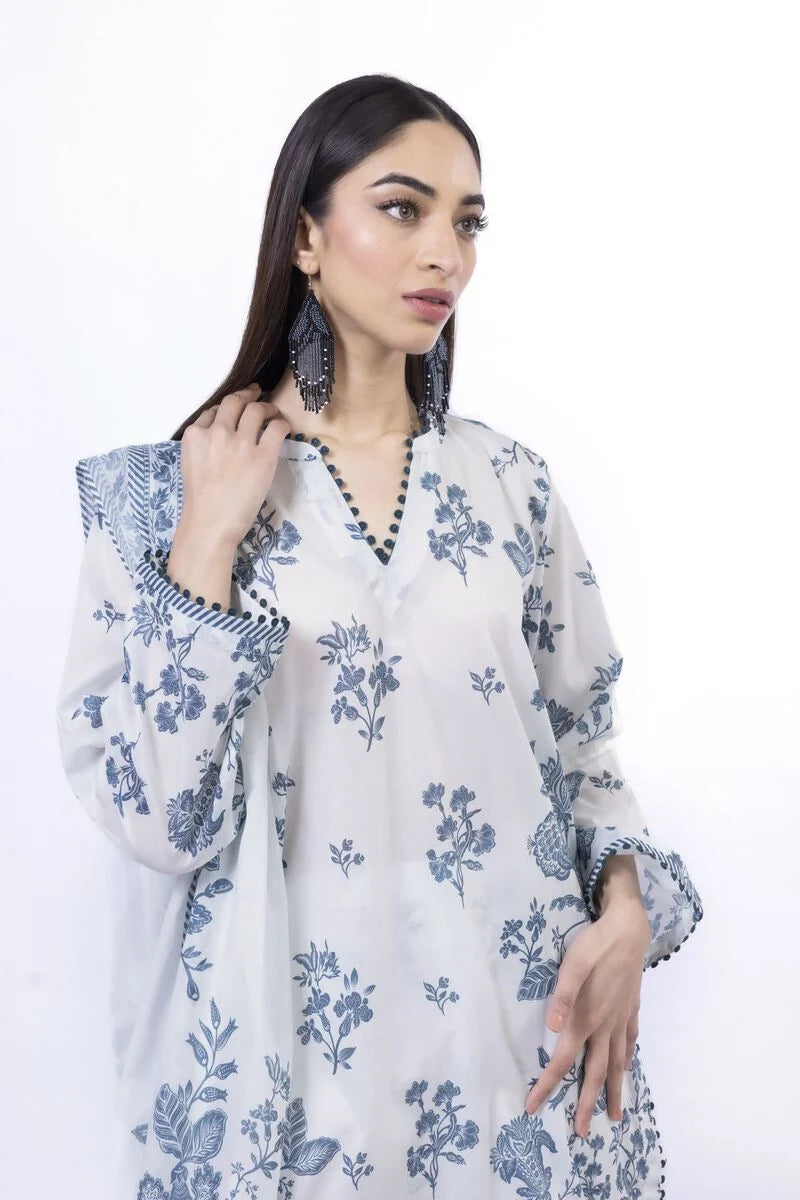 KHAADI | UNSTITCHED 3 PIECE PRINTED LAWN SUIT