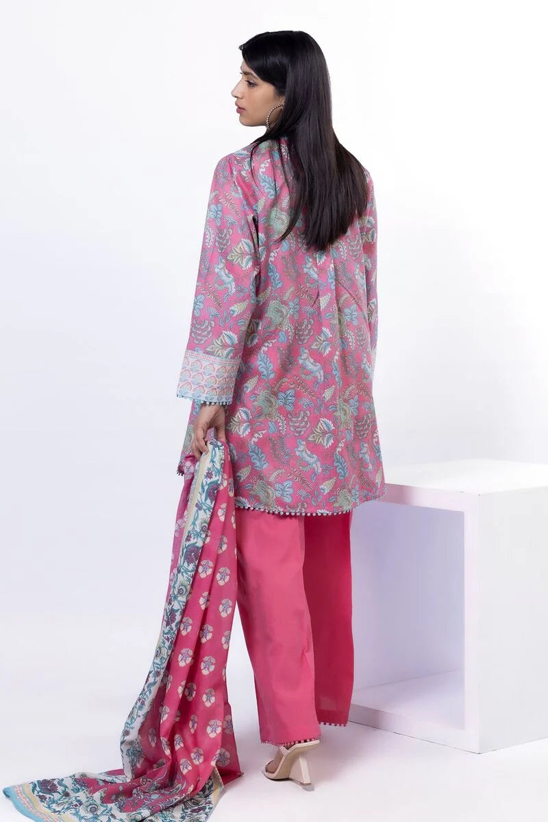 KHAADI | UNSTITCHED 3 PIECE PRINTED LAWN SUIT