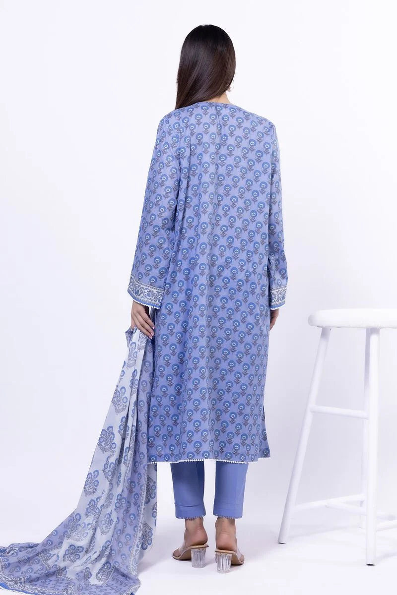 KHAADI | UNSTITCHED 3 PIECE EMBROIDERED LAWN SUIT