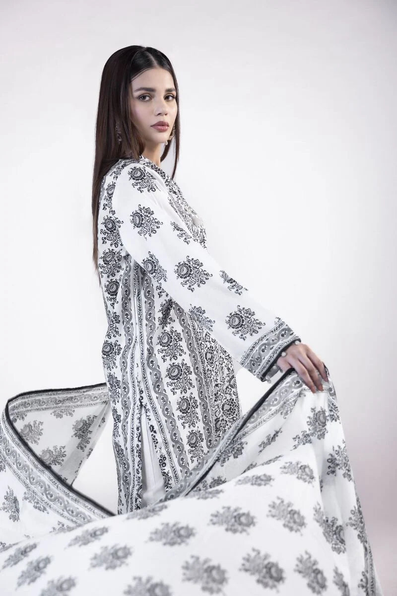KHAADI | UNSTITCHED 3 PIECE EMBROIDERED LAWN SUIT