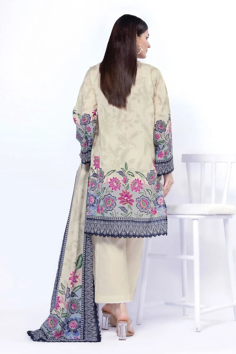 KHAADI | UNSTITCHED 3 PIECE PRINTED LAWN SUIT