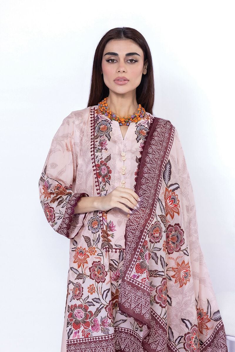 KHAADI | UNSTITCHED 3 PIECE PRINTED LAWN SUIT
