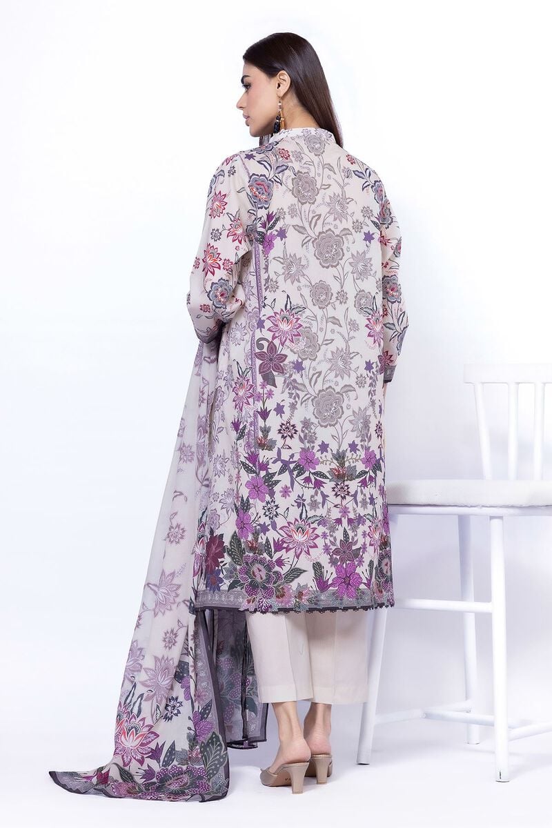 KHAADI | UNSTITCHED 3 PIECE PRINTED LAWN SUIT