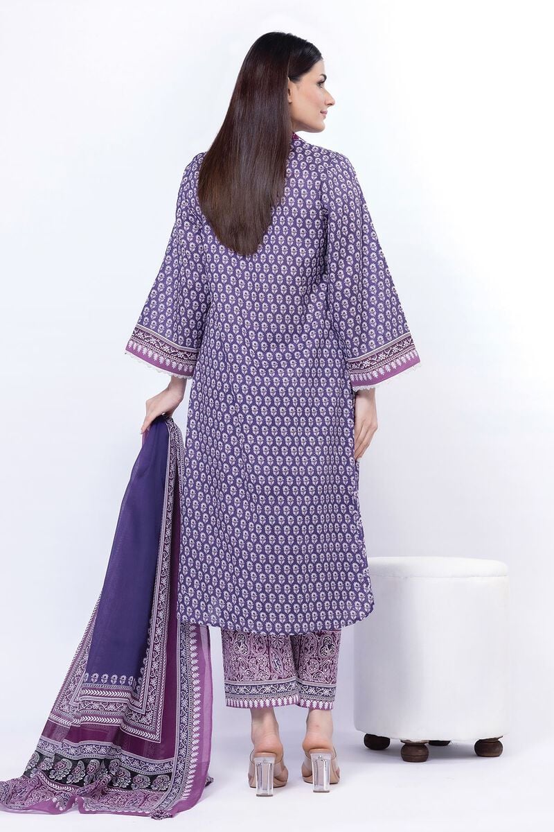 KHAADI | UNSTITCHED 3 PIECE PRINTED LAWN SUIT