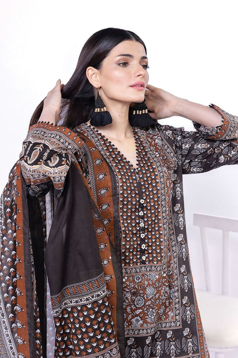 KHAADI | UNSTITCHED 3 PIECE PRINTED LAWN SUIT