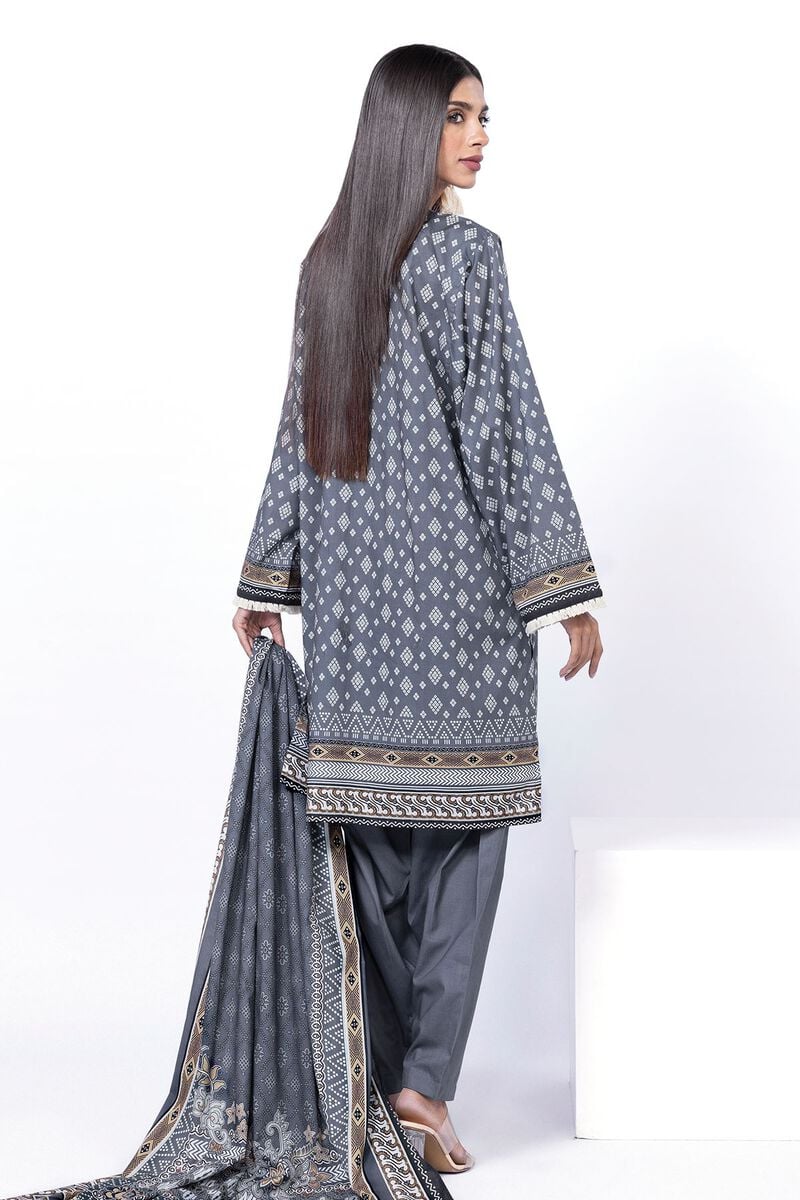 KHAADI | UNSTITCHED 3 PIECE PRINTED LAWN SUIT