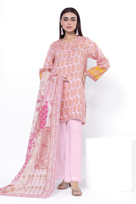 KHAADI | UNSTITCHED 3 PIECE PRINTED LAWN SUIT