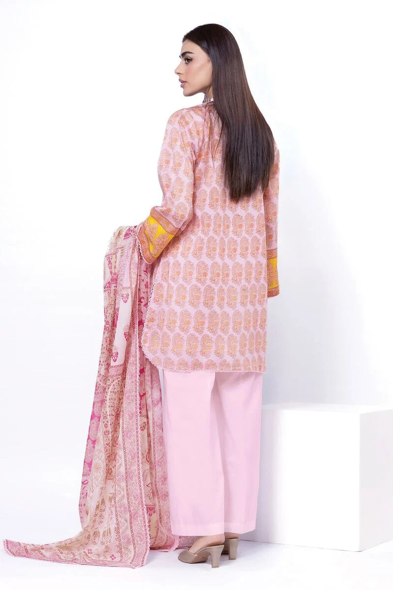 KHAADI | UNSTITCHED 3 PIECE PRINTED LAWN SUIT