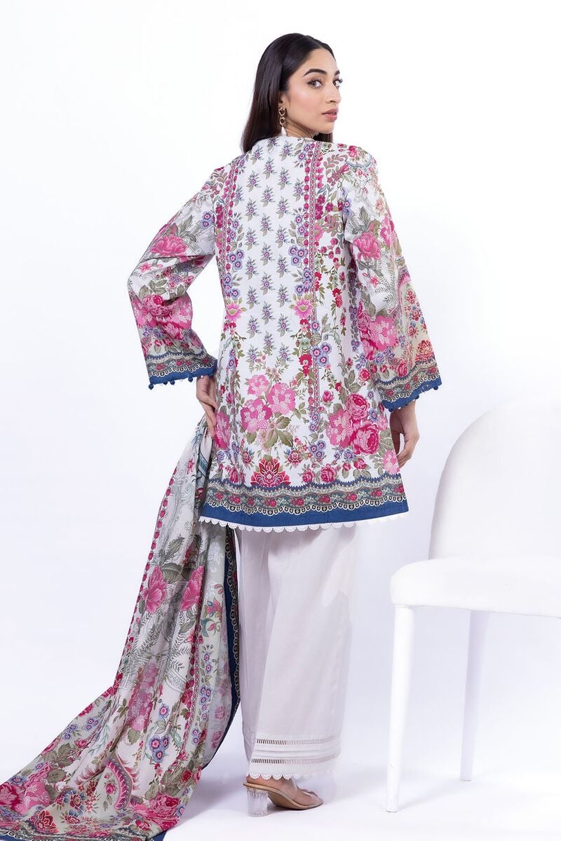 KHAADI | UNSTITCHED 3 PIECE PRINTED LAWN SUIT