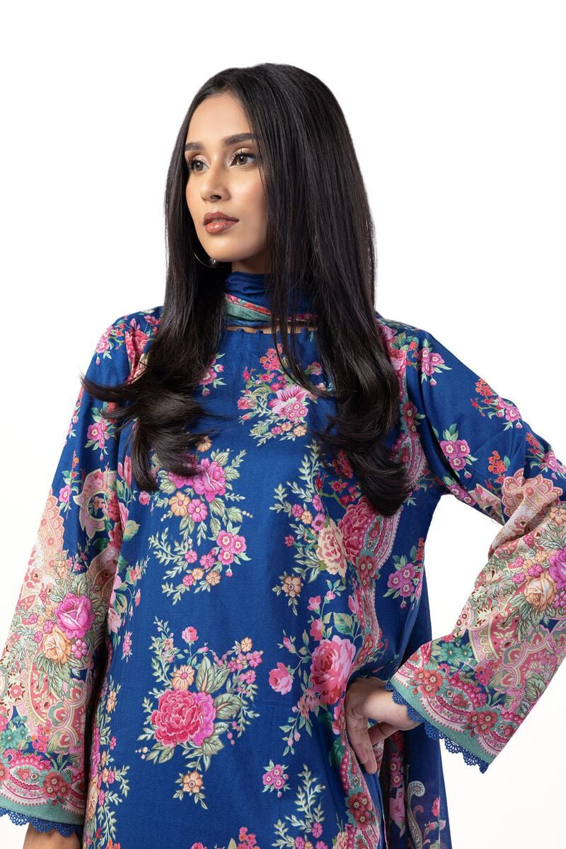 KHAADI | UNSTITCHED 3 PIECE PRINTED LAWN SUIT