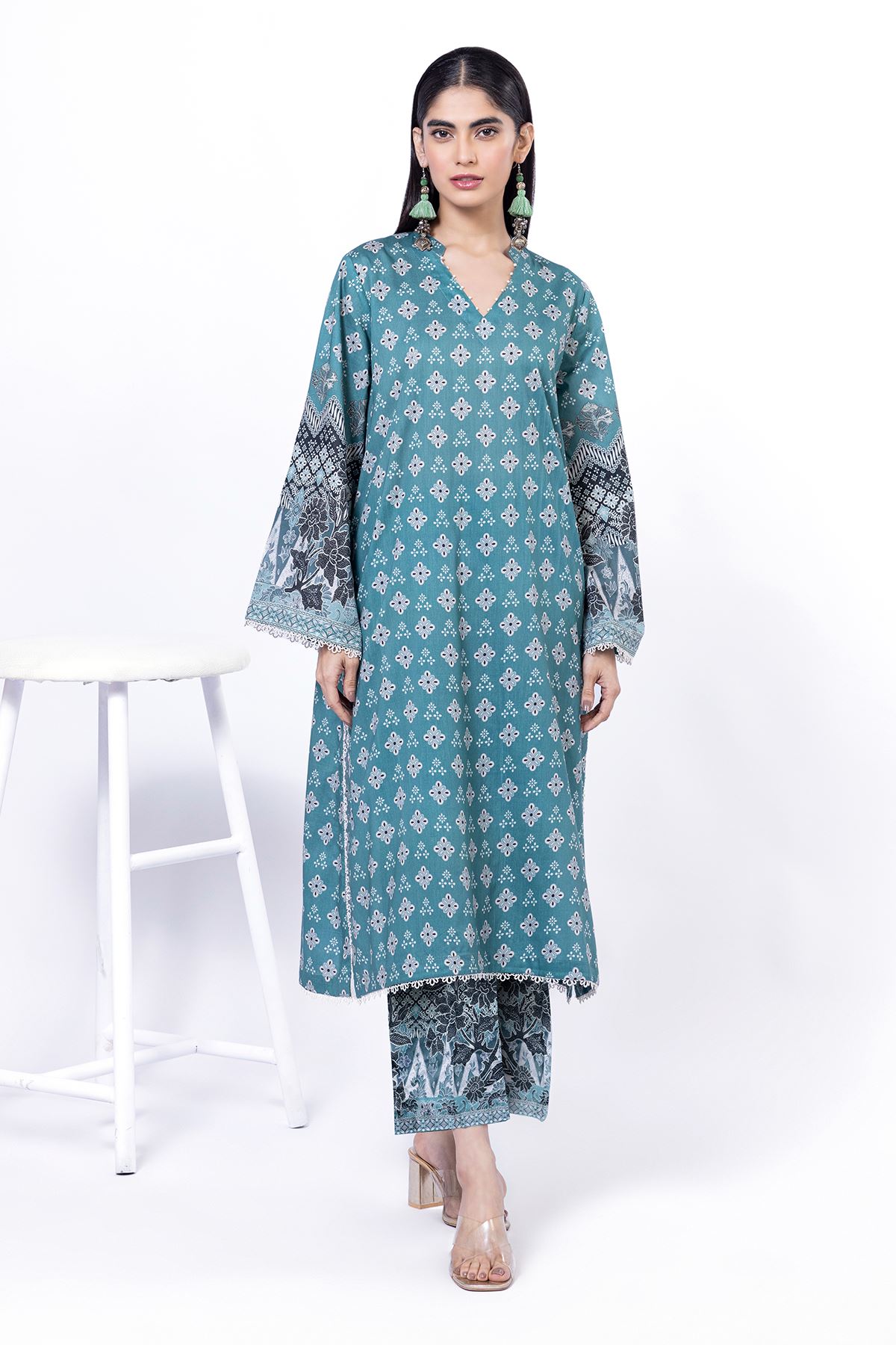 KHAADI | UNSTITCHED 2 PIECE PRINTED LAWN SUIT