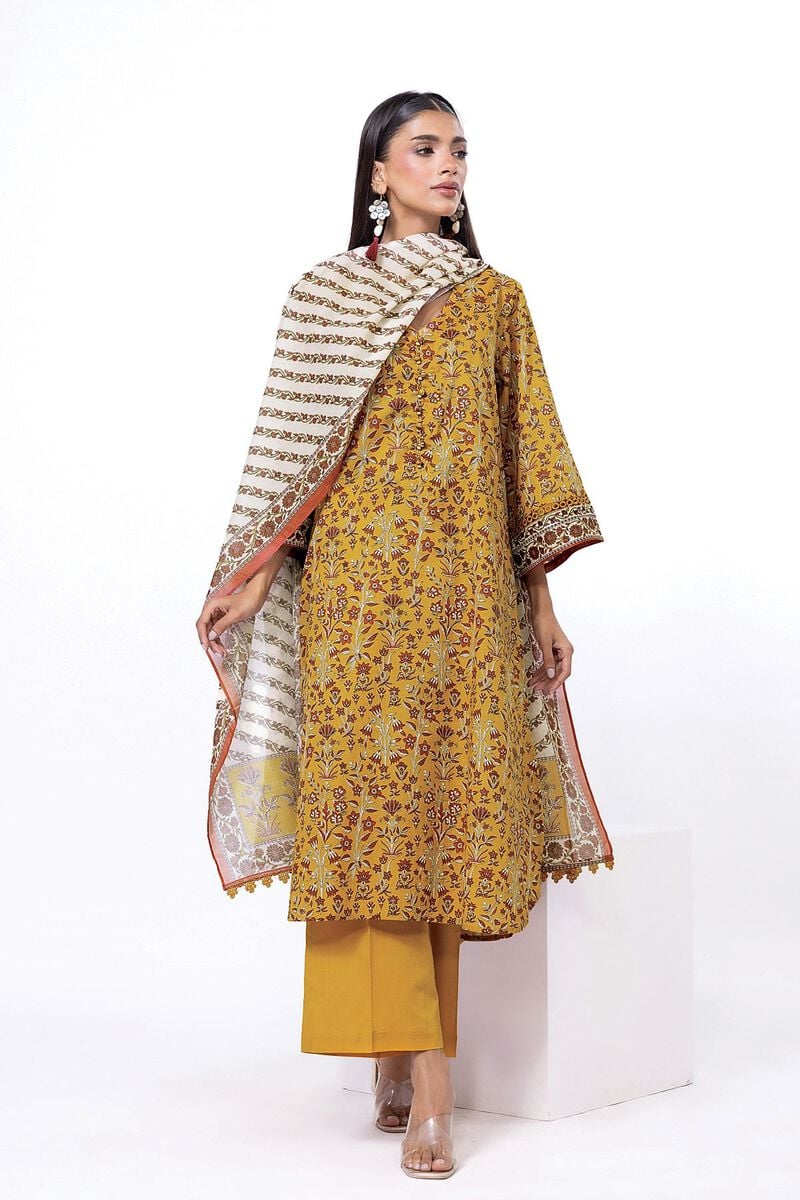 KHAADI | UNSTITCHED 2 PIECE PRINTED LAWN SUIT