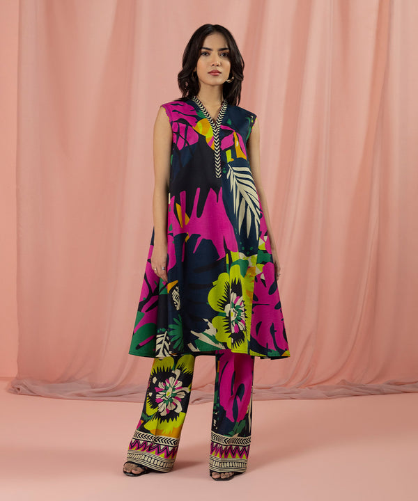 Sapphire | Unstitched 1Pc Printed Lawn Shirt | 1S-DY23V2-7