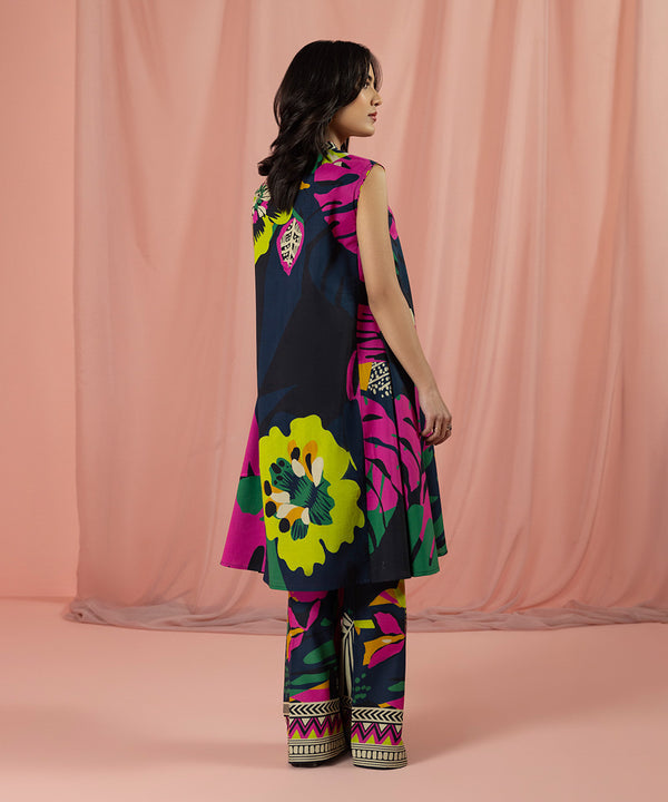 Sapphire | Unstitched 1Pc Printed Lawn Shirt | 1S-DY23V2-7