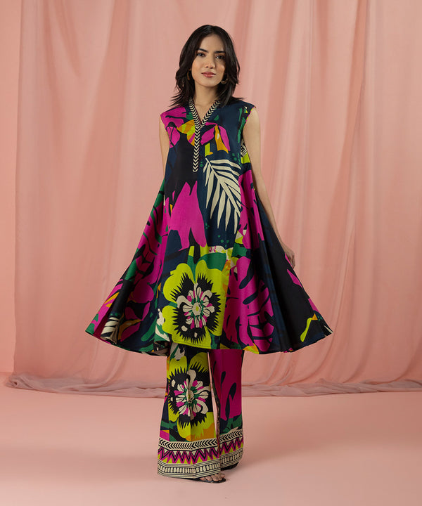 Sapphire | Unstitched 1Pc Printed Lawn Shirt | 1S-DY23V2-7