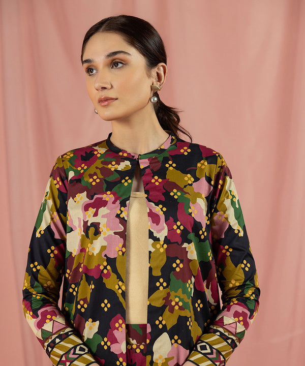 Sapphire | Unstitched 1Pc Printed Lawn Shirt | 1S-DY23V2-9