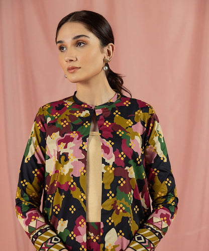 Sapphire | Unstitched 1Pc Printed Lawn Shirt | 1S-DY23V2-9