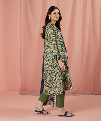 Sapphire | Unstitched 2Pc Printed Lawn - Shirt & Dupatta | 2D-DY23V2-2