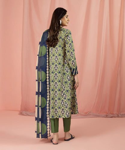 Sapphire | Unstitched 2Pc Printed Lawn - Shirt & Dupatta | 2D-DY23V2-2