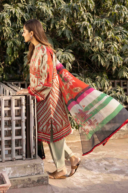 SAPPHIRE | UNSTITCHED 3 PIECE DIGITAL PRINTED KHADDAR SUIT