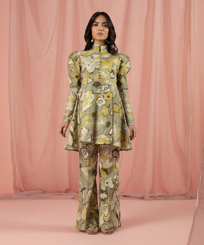 Sapphire | Unstitched 1Pc Printed Lawn Shirt | 1S-DY23V2-10