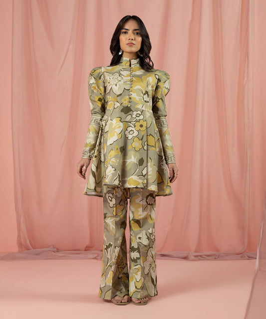 Sapphire | Unstitched 1Pc Printed Lawn Shirt | 1S-DY23V2-10