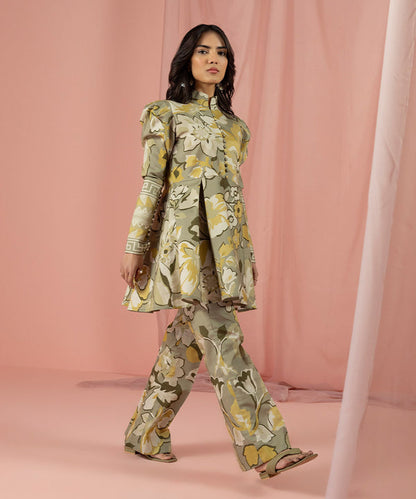 Sapphire | Unstitched 1Pc Printed Lawn Shirt | 1S-DY23V2-10
