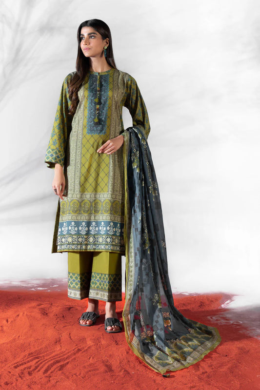 SAPPHIRE | UNSTITCHED 3 PIECE PRINTED LAWN SUIT