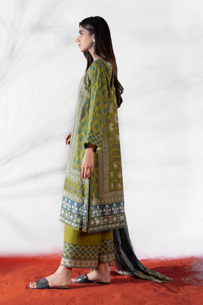 SAPPHIRE | UNSTITCHED 3 PIECE PRINTED LAWN SUIT
