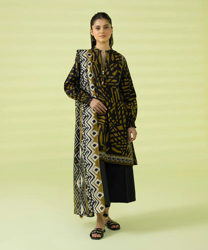 Sapphire | Unstitched 2Pc Printed Lawn - Shirt & Dupatta | 2D-DY23ZV2-2-R
