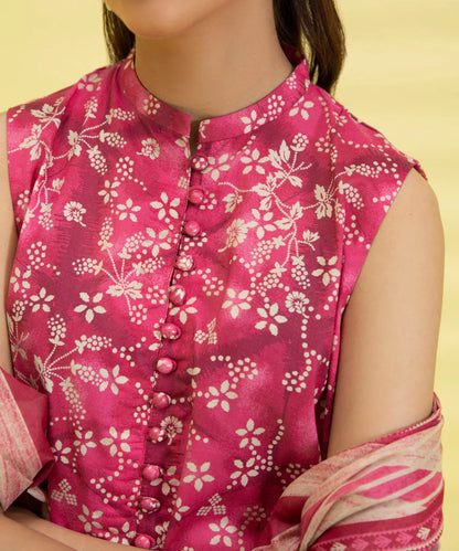 Sapphire | Unstitched 2Pc Printed Lawn -  Shirt & Dupatta | 2D-DY23ZV3-2
