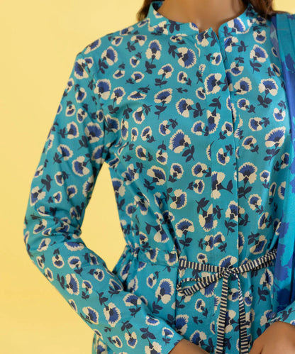 Sapphire | Unstitched 2Pc Printed Lawn - Shirt & Dupatta | 2D-DY23ZV3-3