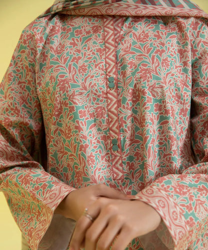 Sapphire | Unstitched 2Pc Printed Lawn - Shirt & Dupatta | 2D-DY23ZV3-4
