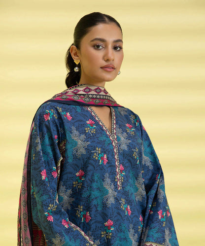Sapphire | Unstitched 2Pc Printed Lawn - Shirt & Dupatta | 2D-DY23ZV3-5