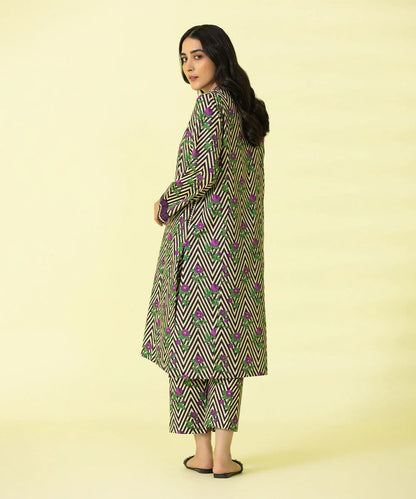 Sapphire | Unstitched 2Pc Printed Lawn - Shirt & Trouser | 2T-DY23ZV2-9R