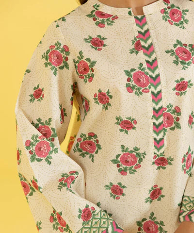 Sapphire | Unstitched 2Pc Printed Lawn - Shirt & Trouser