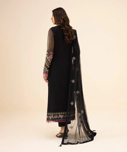 Sapphire LUXE | 3 Piece Unstitched Embroidered Net Suit | 3FE-LX23V3-5