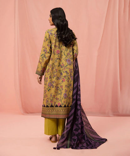 Sapphire | Unstitched 3Pc Embroidered Lawn Suit | 3PE-DY23V2-4R