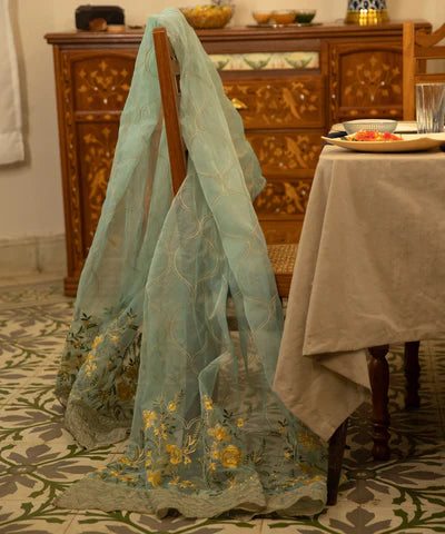 Sapphire | Unstitched 3 Piece - Embroidered Lawn Suit