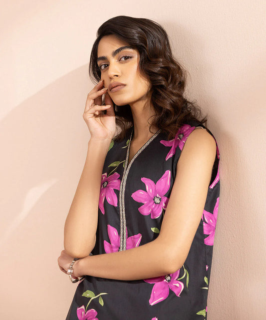SAPPHIRE | UNSTITCHED 1 PIECE – PRINTED LAWN SHIRT