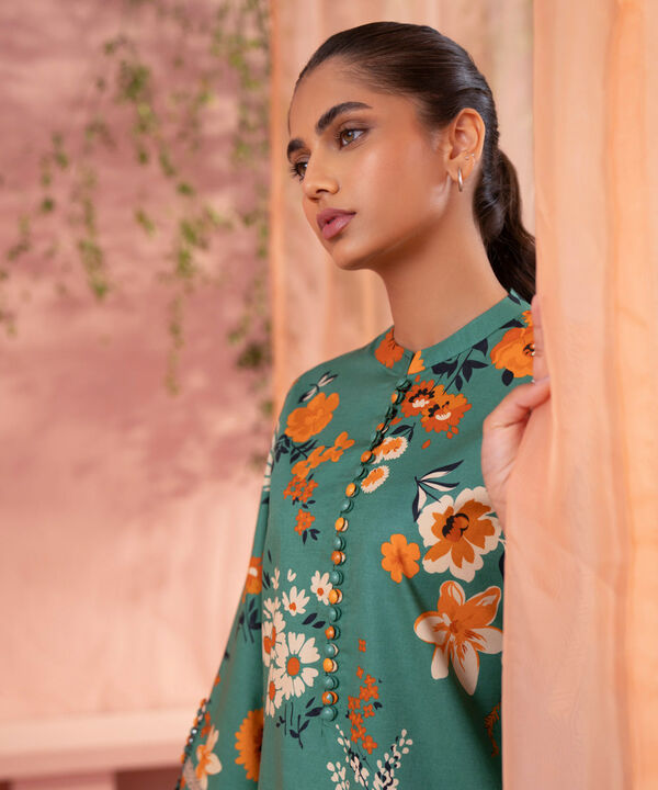 SAPPHIRE | UNSTITCHED 1 PIECE – PRINTED LAWN SHIRT