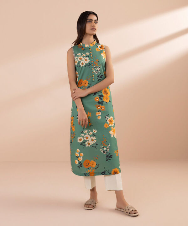 SAPPHIRE | UNSTITCHED 1 PIECE – PRINTED LAWN SHIRT