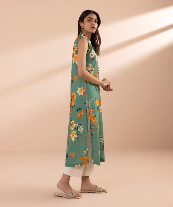 SAPPHIRE | UNSTITCHED 1 PIECE – PRINTED LAWN SHIRT