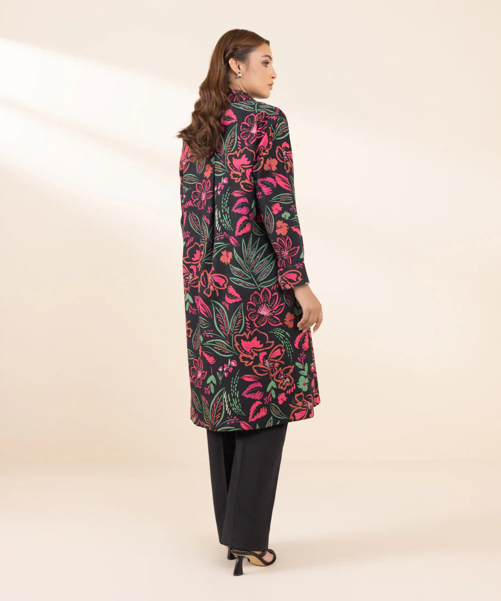 SAPPHIRE | UNSTITCHED 1 PIECE PRINTED LIGHT KHADDAR SHIRT