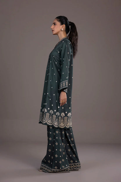 Sapphire | Unstitched 2Pc Printed Linen - Shirt & Trouser | U2-DAY23V9-7