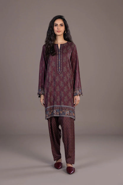Sapphire | Unstitched 2Pc Printed Linen - Shirt & Trouser | U2-DAY23V9-9