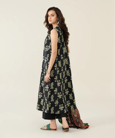 Sapphire | Unstitched 2Pc Printed Lawn - Shirt & Dupatta | U2D-DY23V4-6R